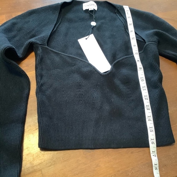 SNDYS ARMOUR Rib Crop Top & Mini Skirt. Size S/M - Picture 11 of 14